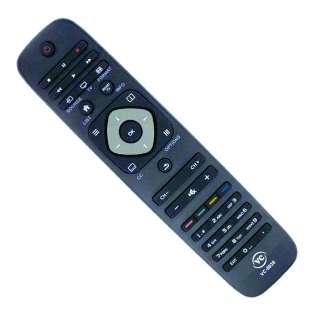 Controle Remoto Compatível Com Tv Philips Ref: VC-A8038 FBG-7413