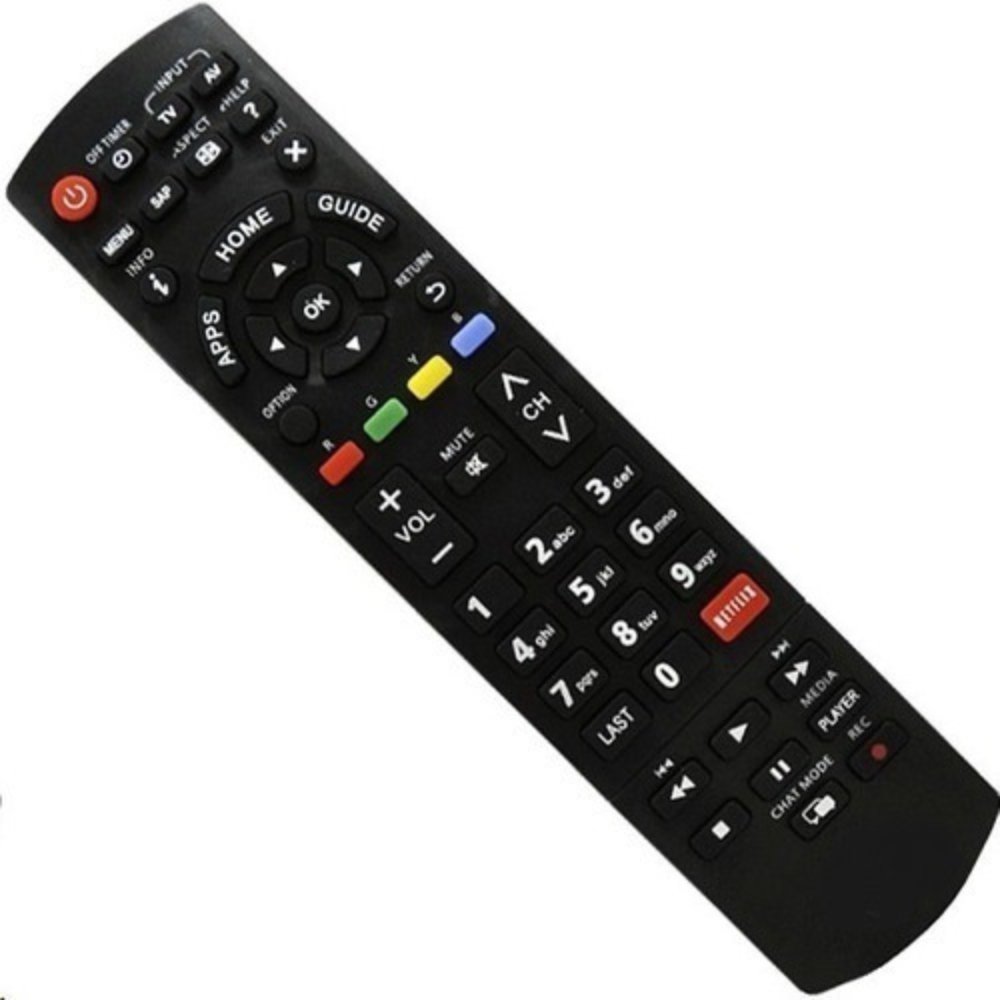 Controle Remoto Compatível com Tv Lcd Panasonic Ref: VC-8088 W-7008