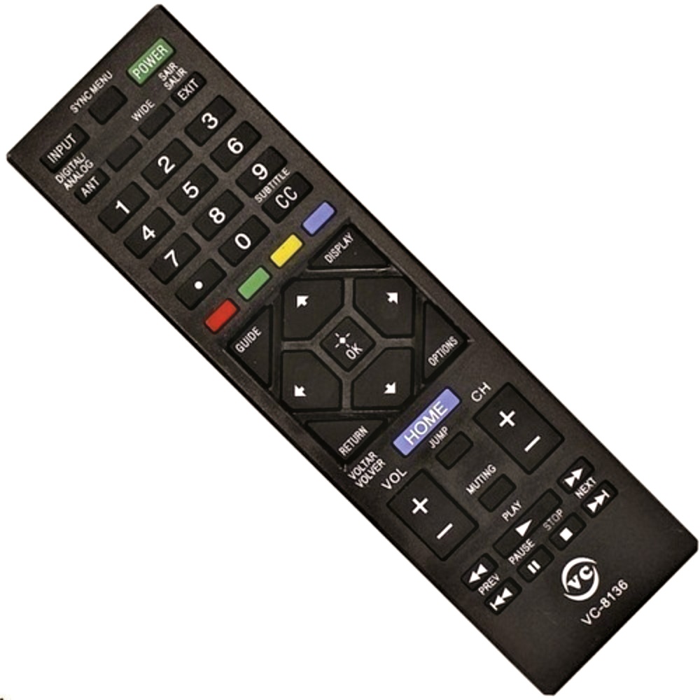 Controle Remoto Compatível com Tv Sony Ref: LE-7062 VC-8136 FBG-7067