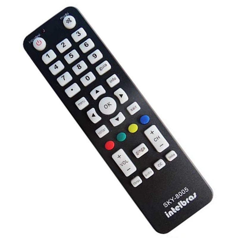 Controle Remoto De Conversor Digital Intelbrás Cd901 / Cd902 SKY-8005