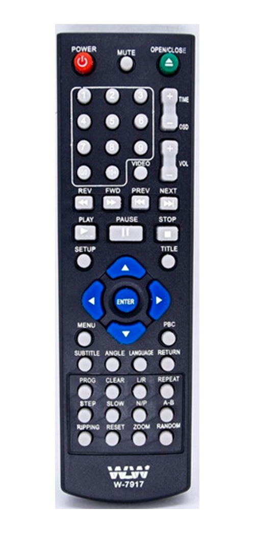 Controle Remoto Dvd Tectoy 7917