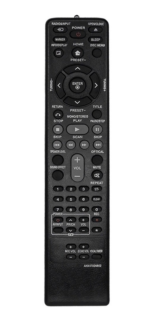 Controle Remoto Home Dvd Compatível LG LE-7243 VC-9351A