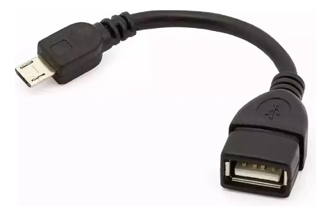 Cabo Otg Micro Usb Adaptador Pendrive Para Celular