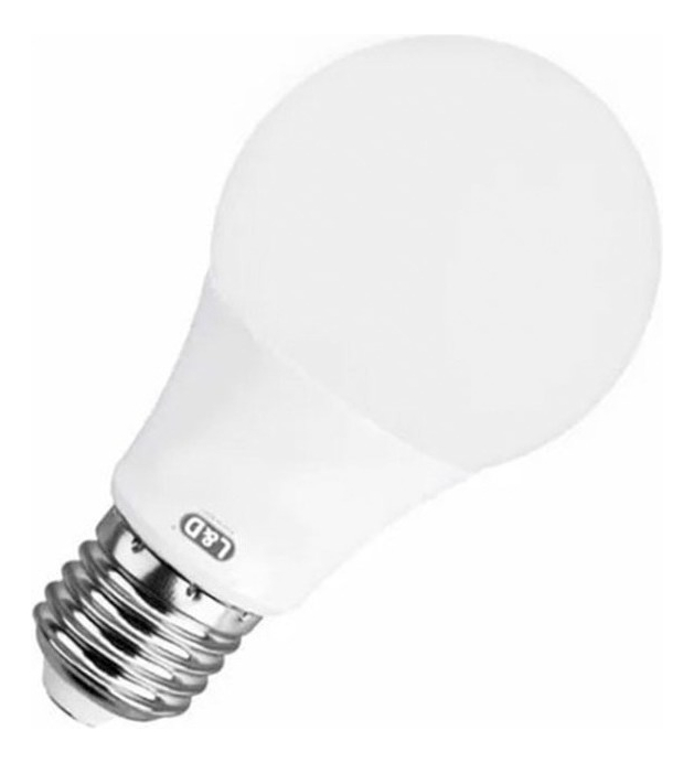 Lâmpada Led 9w Bulbo Econômica Bivolt Branco Frio 6500k
