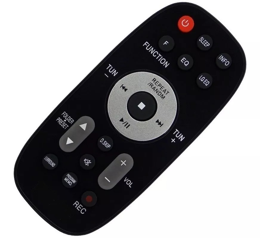 Controle Compatível Micro Som LG Akb36638215 Rad114 Rad125 LE-8213