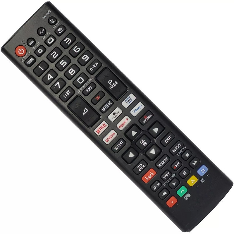 CONTROLE COMPATÍVEL SMART TV LG NETFLIX AMAZON VCA8308