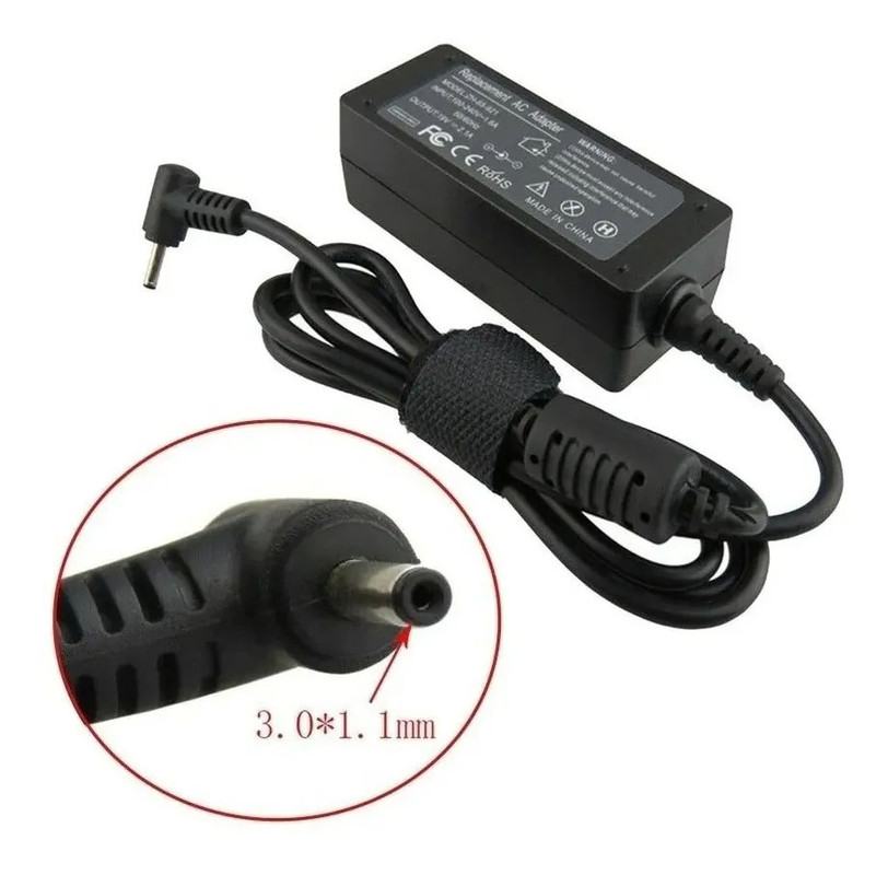 Carregador Compatível Notebook Samsung 40w 19v 2.1a 3.0mm X 1.0mm