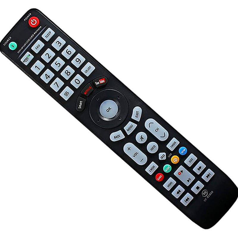 Controle Compatível TV UNIVERSAL Ref: VC-A2890 LE-7734