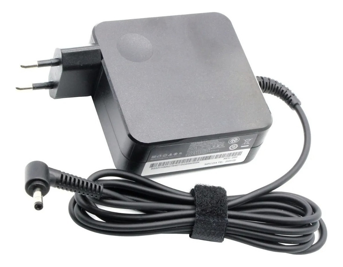 Carregador Compatível com Notebook Lenovo 3,25a 65w 20v plug 4.0 mm x 1.7 mm