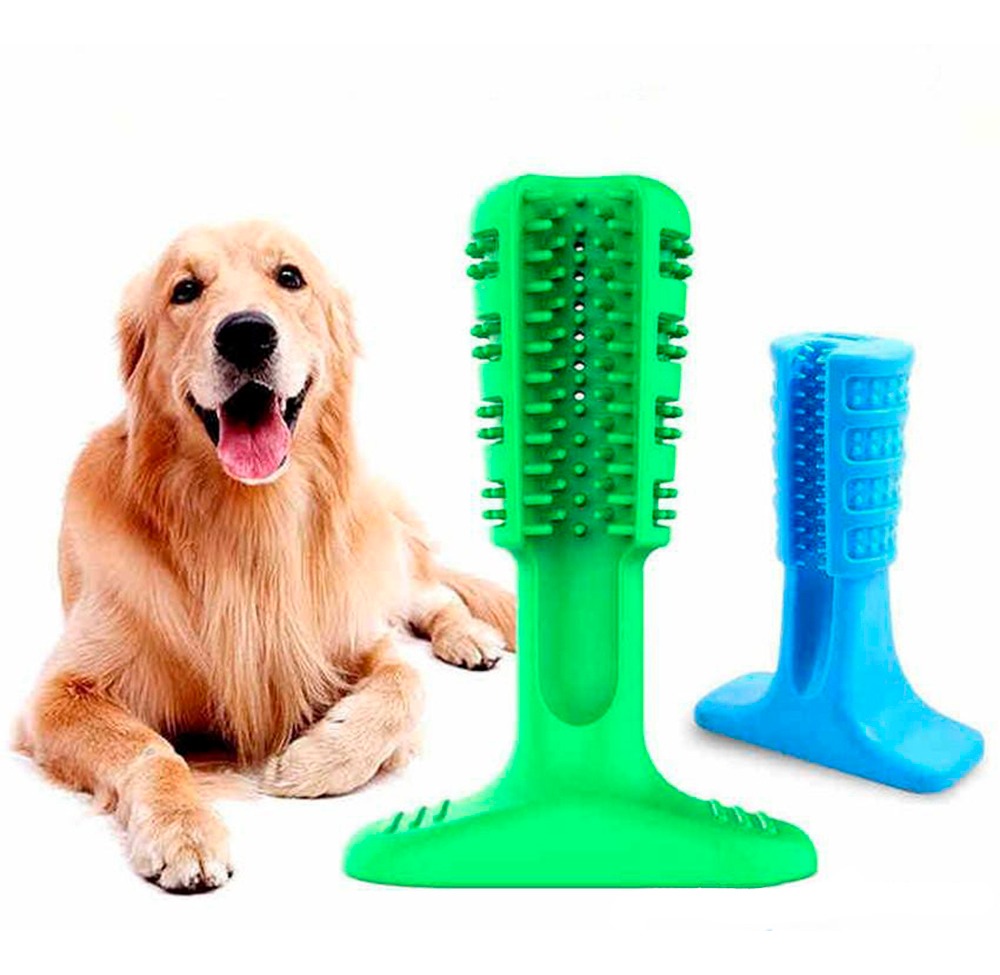 Escova Dente Mordente Cachorro Passatempo Diversão Durável