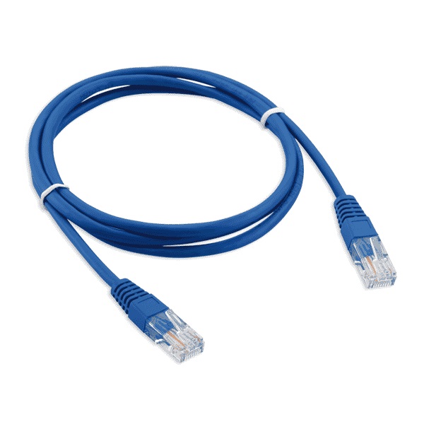 Cabo De Rede Patch Cord Cat5e Azul 1,5 Metros